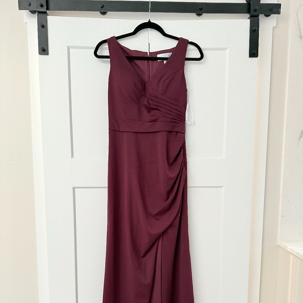 Formal Gown by Camille LA VIE,  Burgundy, Size 2